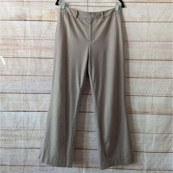 Ralph Lauren Black Label Women's Size 6 Wool Blend Dress Pants Taupe St Wide Leg - Picture 12 of 12